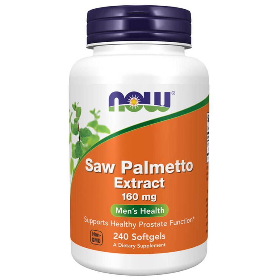 Now Foods Zegepalm-extract, sabal palm, 240 softgel capsules