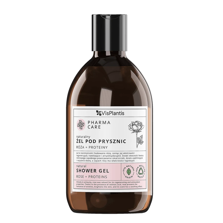 Vis Plantis Pharma Care, douchegel, roos + proteïnen, 500 ml