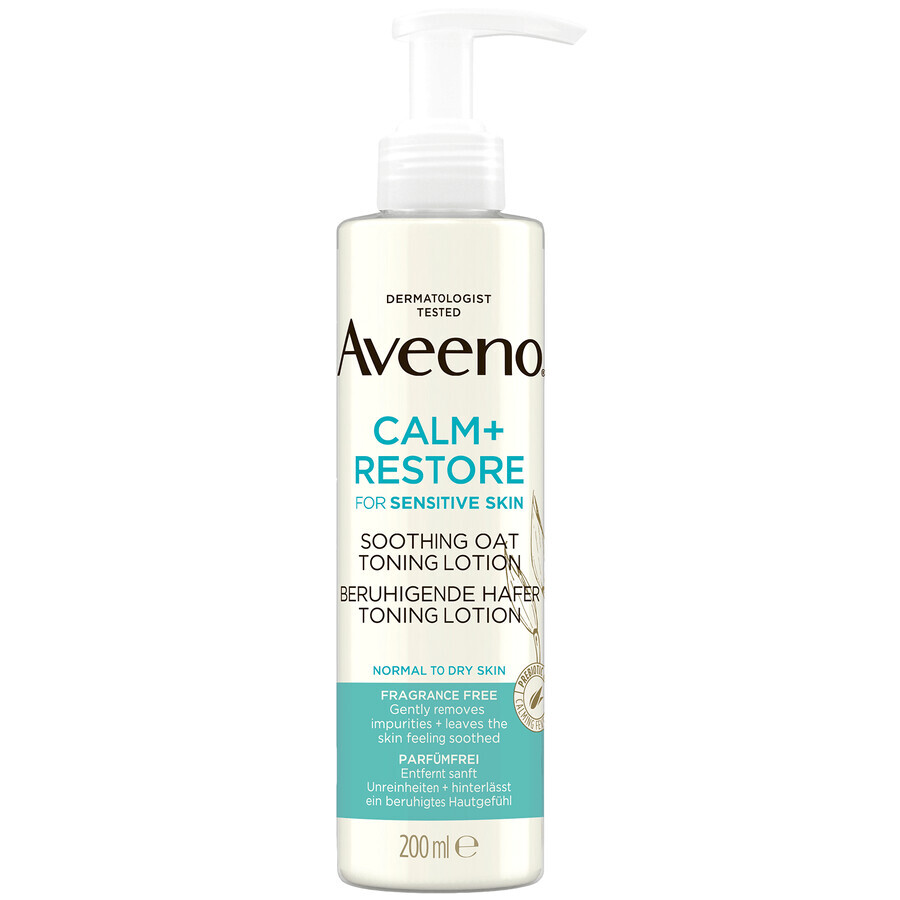 Aveeno Calm+ Restore, gel de ducha nutritivo con copos de avena, 200 ml