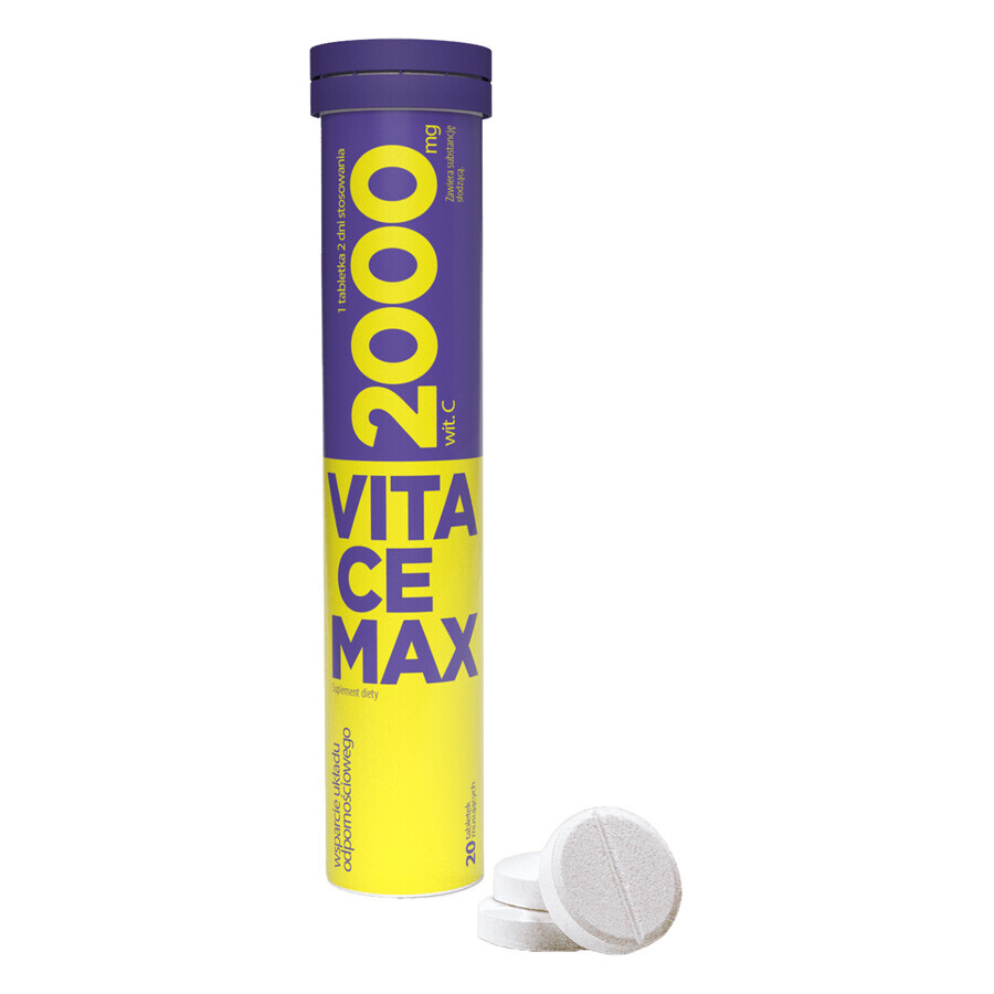 Vitacemax, 20 comprimés effervescents