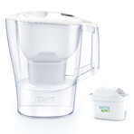 Brita Aluna, jarra con filtro 2,4 l, blanca + filtro Maxtra Pro Pure Performance, 1 ud.