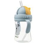 AKUKU, bottle with retractable straw, teddy bear, from 9 months, 300 ml