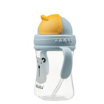 AKUKU, bottle with retractable straw, teddy bear, from 9 months, 300 ml