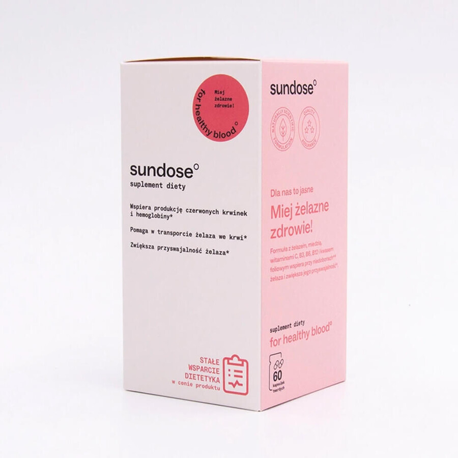 Sundose voor gezond bloed, 60 capsules