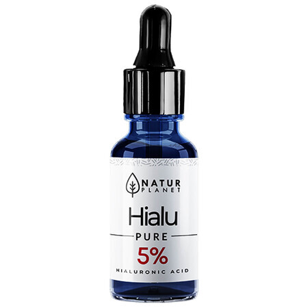 Natur Planet Hialu-Pure Forte 5%, hyaluronic acid serum, 10 ml