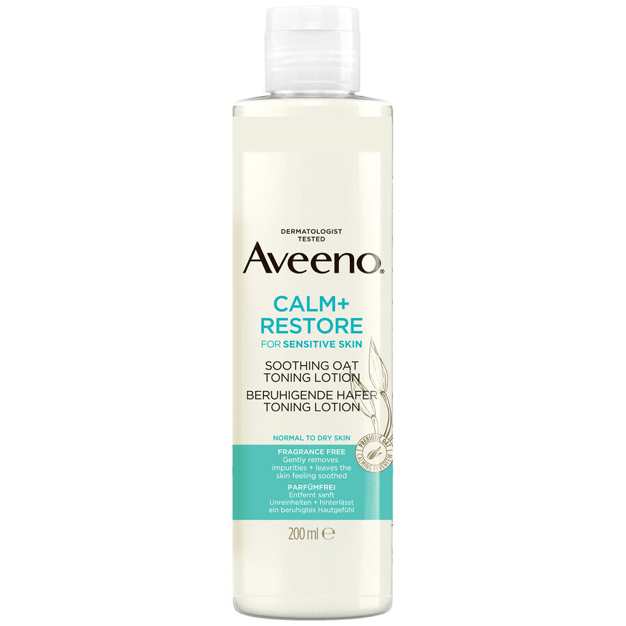 Aveeno Calm+ Restore, kalmerende toner met havervlokken, 200 ml