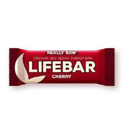 Barretta cruda con ciliegie, 47 gr, LifeBar