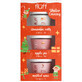 Set Fluff Winteravond, boter Kaneelbroodjes, 100ml + boter Appeltaart, 100ml + scrub Gl&#252;hwein, 100ml