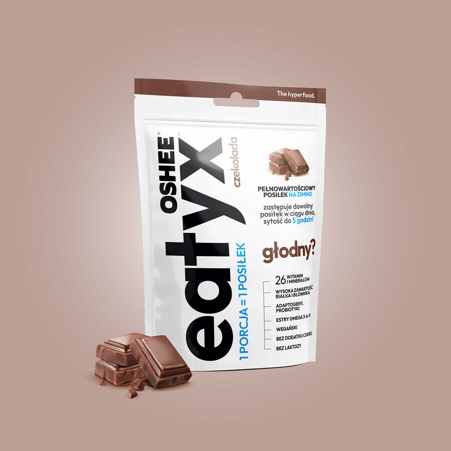 OSHEE Eatyx, cold meal powder, vegan, chocolate 90 g