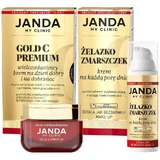 Janda My Clinic set, Gold C Premium multitasking dag- en nachtcrème, 50 ml + Wrinkle Iron dagcrème, 30 ml