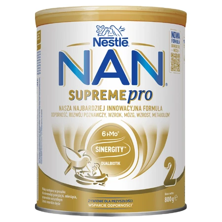 Set Nestle NAN Supremepro 2 HMO, follow-on milk for babies over 6 months, 4 x 800 g