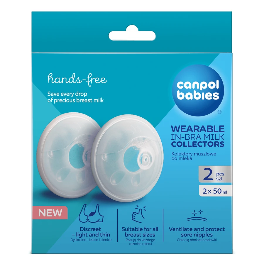 Canpol Babies, melkverzamelaars, 1/1700, 2 stuks