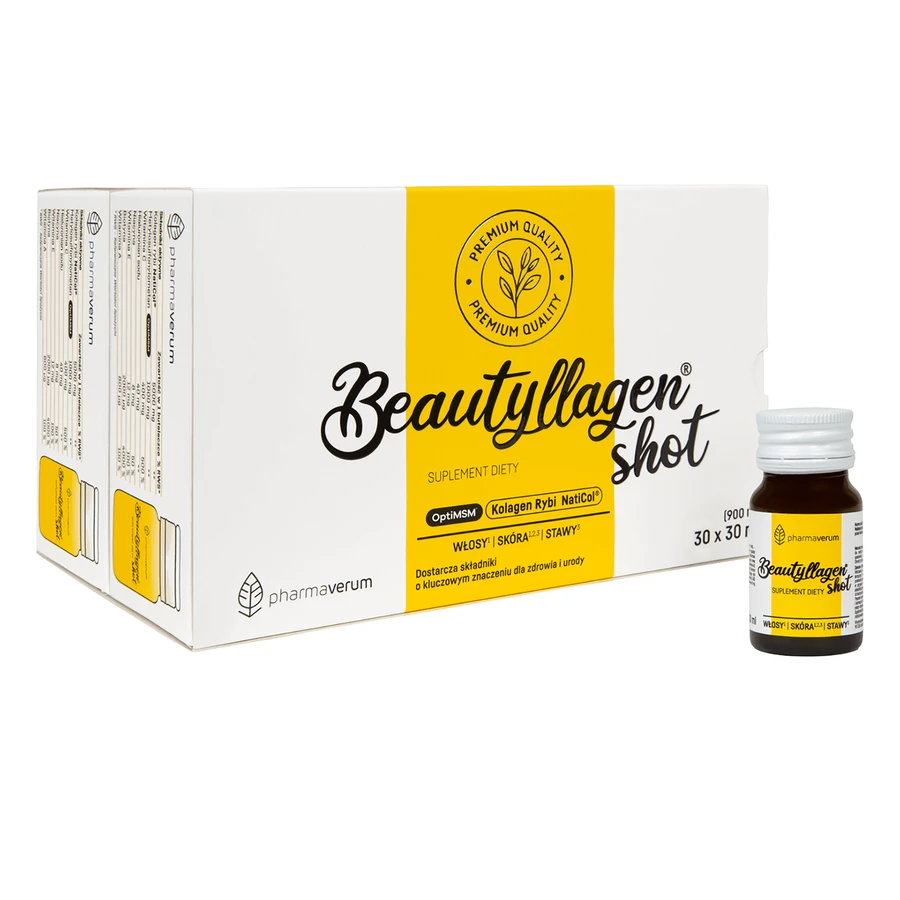 Beautyllagen, shot, 30 x 30 ml CONTAMINATED PACKAGING