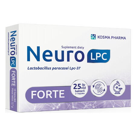 Kosma Pharma NeuroLPC Forte, 10 cápsulas