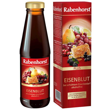 Rabenhorst vruchten- en kruidendrank met ijzer en vitaminen, 450 ml