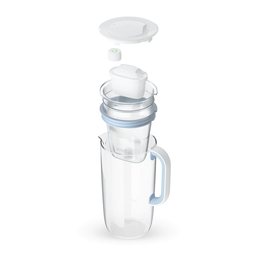 Brita Glass, jarra de cristal con filtro de 2,5 litros + filtro Maxtra Pro Pure Performance, 1 ud.