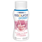 Resource Protein, nutritional supplement, strawberry flavor, 4 x 200 ml + free shopping bag