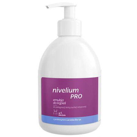 Nivelium Pro, bademulsie voor de droge en atopische huid vanaf de eerste levensdag, 400 ml