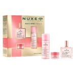 Nuxe Bestsellers set Huile Prodigieuse Florale, olio secco, 50 ml + acqua micellare lenitiva 3 in 1, 100 ml + balsamo labbra alla rosa, 15 g