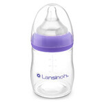 Lansinoh, NaturalWave fles voor langzame doorstroming, 160 ml