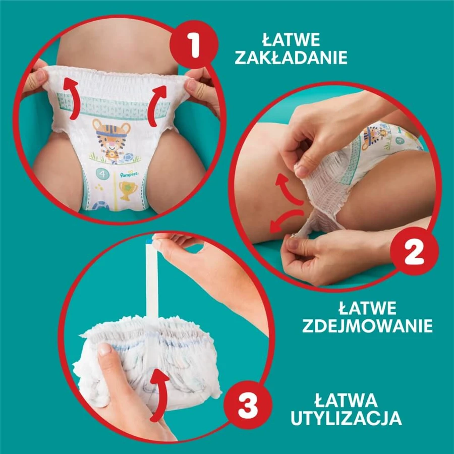 Pampers Pants, luiers, maat 8, 19 kg+, 32 stuks