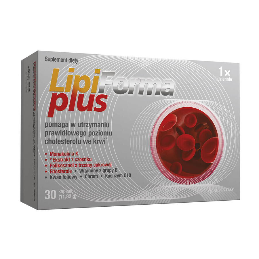 Lipiforma Plus Cholesterol Set, 3 x 30 capsules