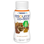 Resource 2.0 + Fiber, nutritious preparation, coffee flavor, 4 x 200 ml