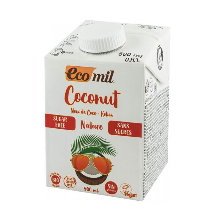 Ongezoete kokosmelkdrank, 500 ml, Ecomil