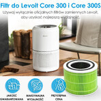 Levoit antibacterieel filter voor Core 300 en 300S luchtreiniger, 1 stuk