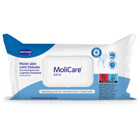 MoliCare Skin, vochtige doekjes voor huidverzorging, 50 stuks