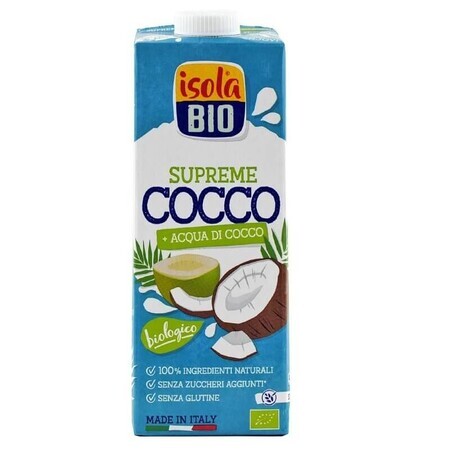 Kokosnoot Drink Supreme Bio, 1 L, IsolaBio