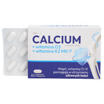 SEMA Lab Calcium + vitamine D3 + vitamine K2 MK-7, 60 harde tabletten