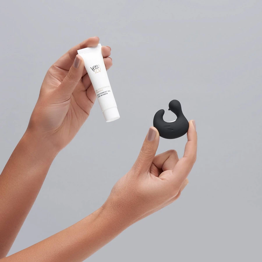 YESforLOV Lov Finger Klitoris-Vibrator, schwarz