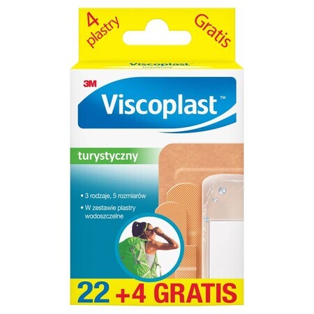 Viscoplast Tourist, patches, 22 pieces + 4 free pieces