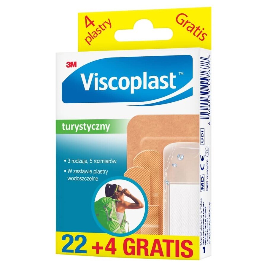 Viscoplast Tourist, patches, 22 pieces + 4 free pieces