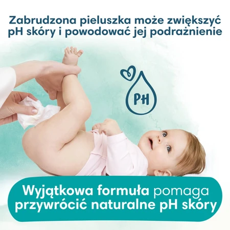 Pampers Harmonie Protect & Care, lingettes humides, 3 x 44 pièces