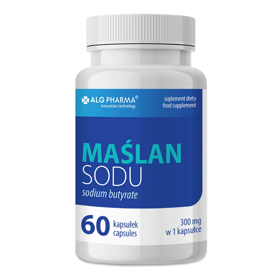 Sodium butyrate, 60 capsules