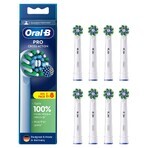 Oral-B Pro Cross Action, vervangende opzetborstels voor Clean Maximiser elektrische tandenborstel, 8 stuks