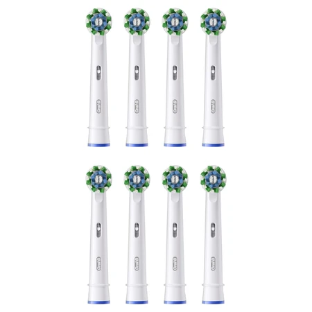 Oral-B Pro Cross Action, replacement tips for Clean Maximiser electric toothbrush, 8 pieces
