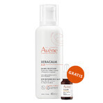 Avene XeraCalm A.D, Lipide regenererende lotion voor gezicht en lichaam, zeer droge, atopische en jeukende huid, 400 ml + Vitamine Activ Cg, corrigerend en verhelderend serum, 10 ml gratis