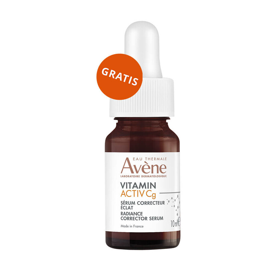 Avene XeraCalm A.D, Lipide regenererende lotion voor gezicht en lichaam, zeer droge, atopische en jeukende huid, 400 ml + Vitamine Activ Cg, corrigerend en verhelderend serum, 10 ml gratis