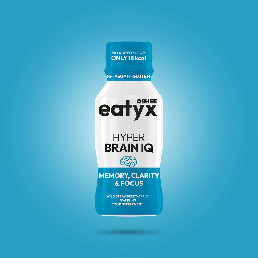 OSHEE Eatyx Eatyx Hyper Brain IQ Booster, aardbei en appelsmaak, 100 ml