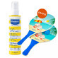 Mustela Sun Bebe Enfant-Famille, zonnebeschermingsspray voor gezicht en lichaam, SPF 50, 200 ml + gratis zonnebeschermingsrackets