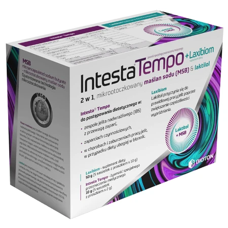 Intesta Tempo + Laxibiom, 10 zakjes
