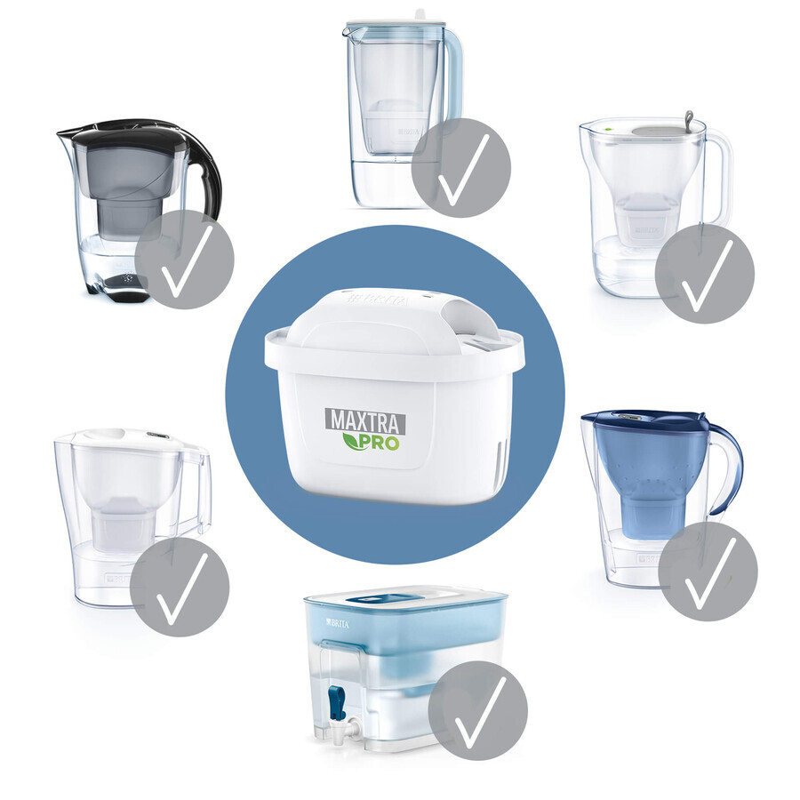 Brita Maxtra Pro Hard Water Expert, waterfilter, 4 stuks