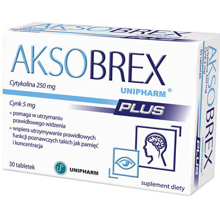 Aksobrex Unipharm Plus, 30 tabletten KORTE SLUITING