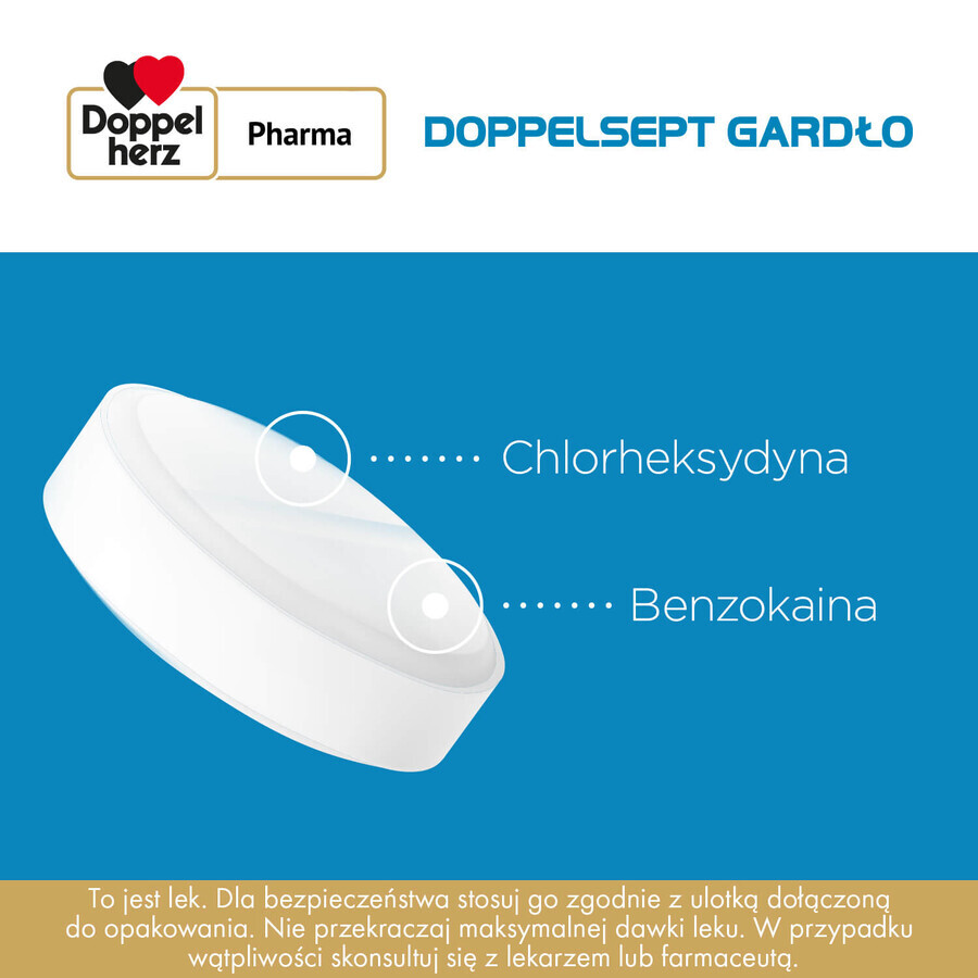 DoppelSept Keel 5 mg + 5 mg, 20 tabletten