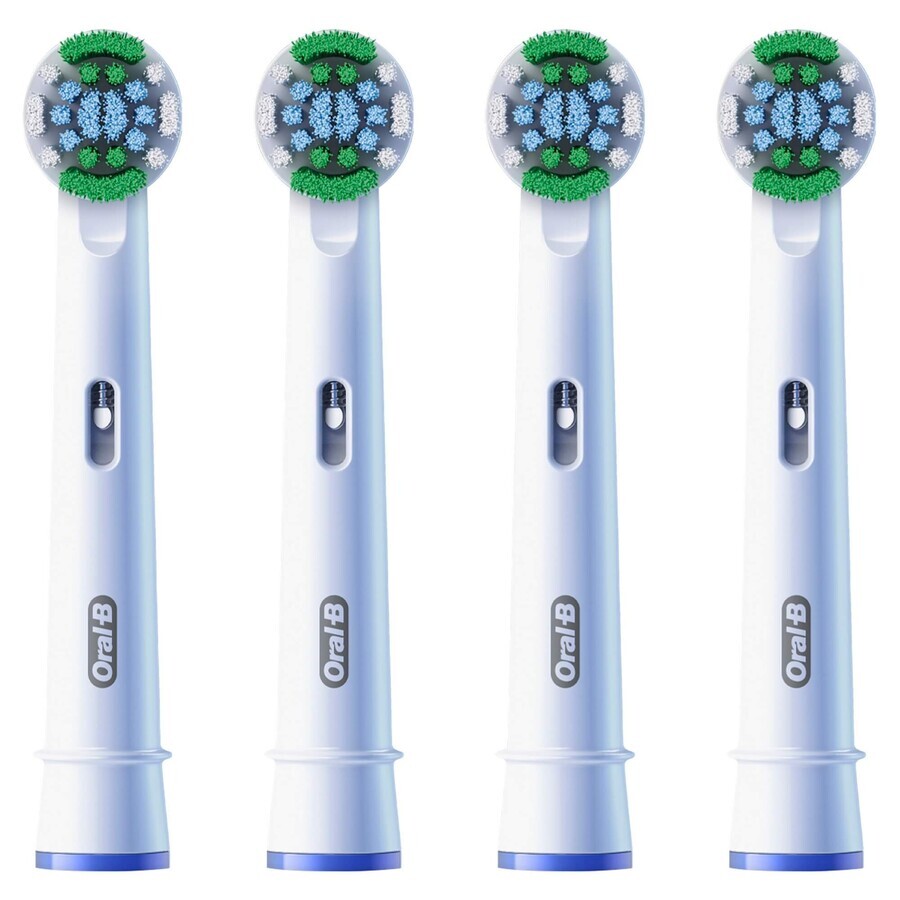 Oral-B Pro Precision Clean, vervangende opzetborstels voor een Clean Maximiser elektrische tandenborstel, 4 stuks