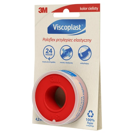 Viscoplast Poloflex, elastic adhesive, 4.2 m x 12.5 mm, 1 pc