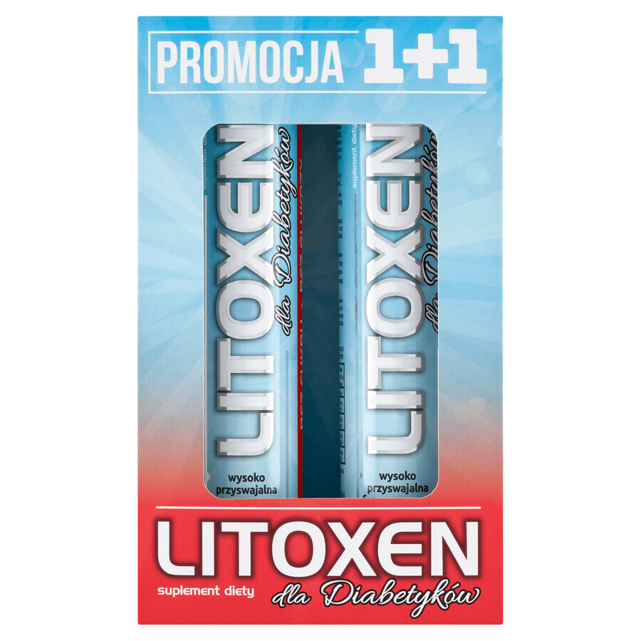 Litoxen pour diabétiques, 2 x 20 comprimés effervescents